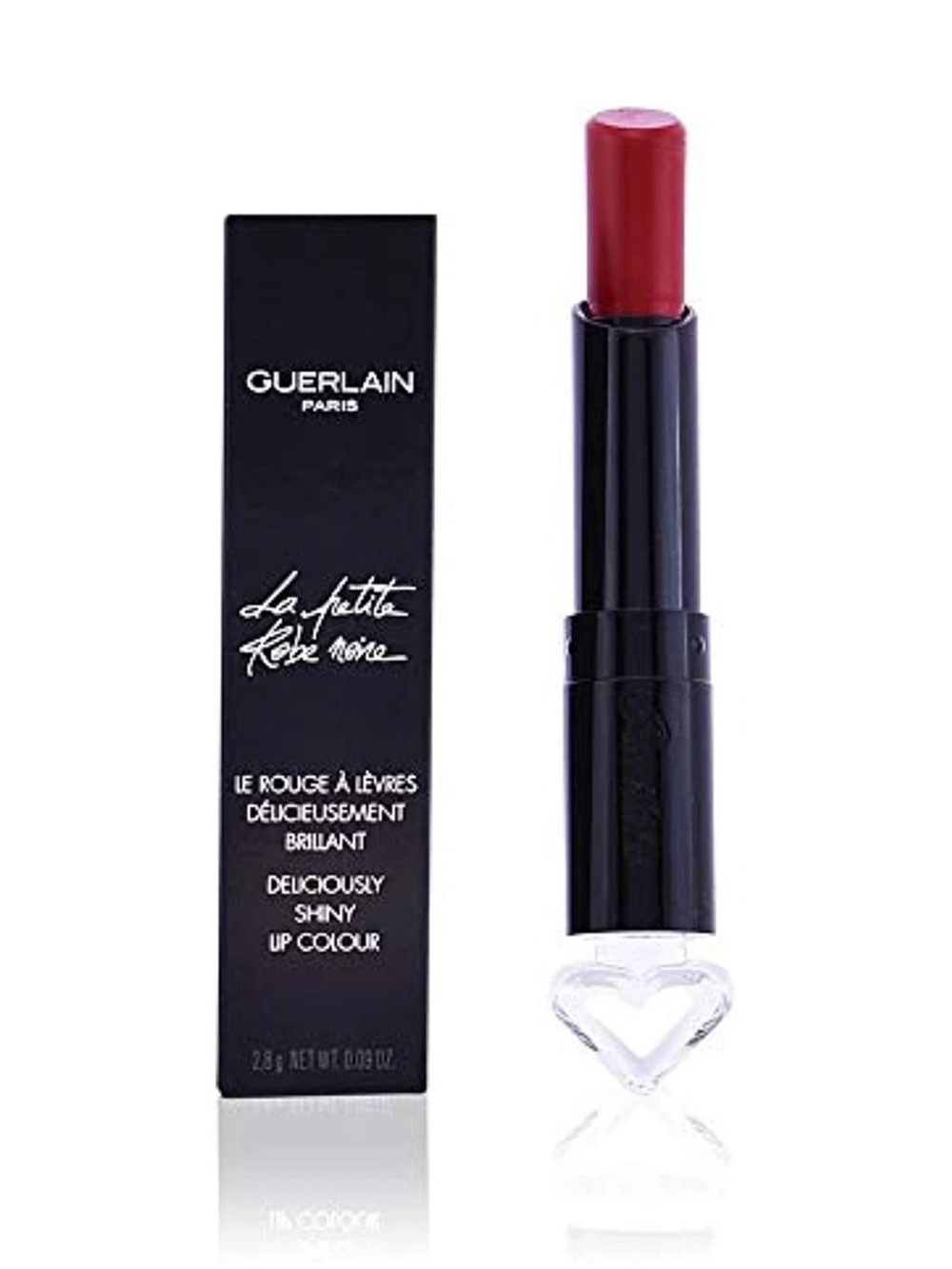 NEW in box Guerlain La Petite Robe Noire Shiny Lipstick ~ 024 Red Studs